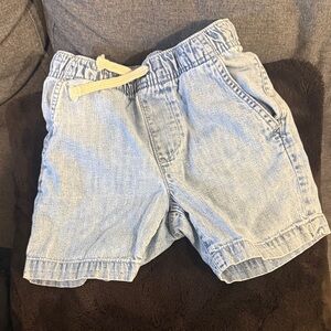 Light Blue Denim Shorts size 6 and stretchy waist